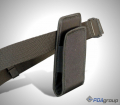 Holster with elastic sides, belt loop on the back and hip belt for Symbol PPT2800 series