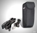 Holster featuring flap with magnetic lock for MC7596 with card reader